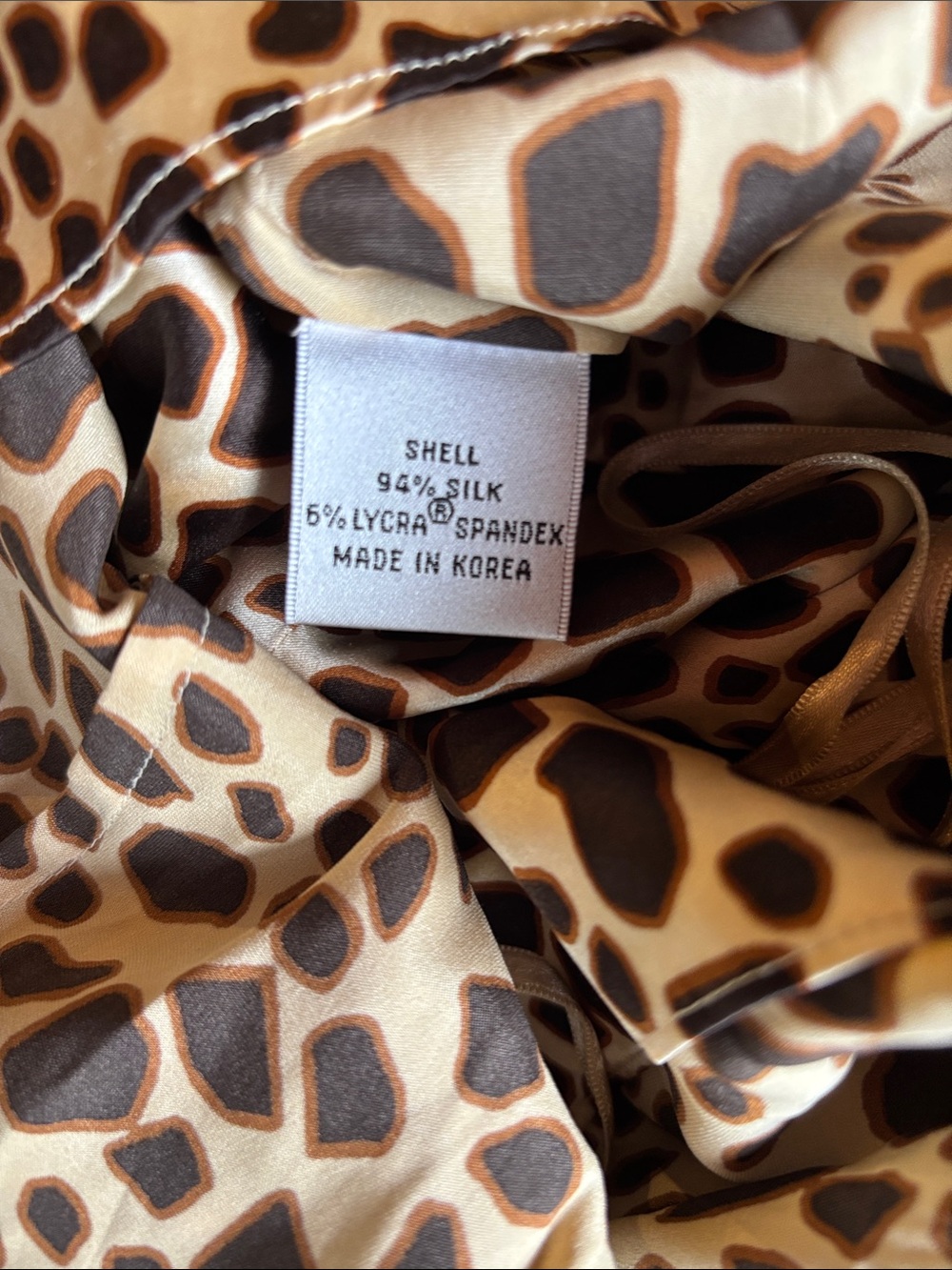 Talbots Leopard Print Silk shell - Picture 5 of 6